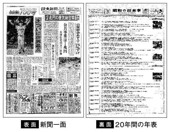 記念日新聞サンプル