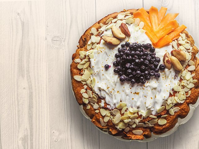 手作りのケーキ