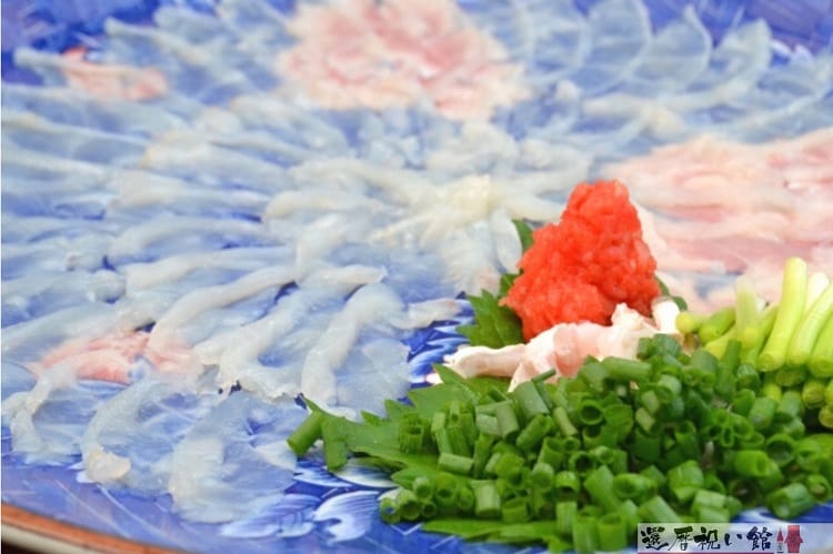 ふぐの刺身