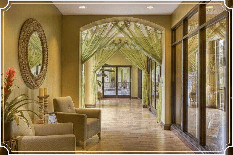 海外のホテルのロビー