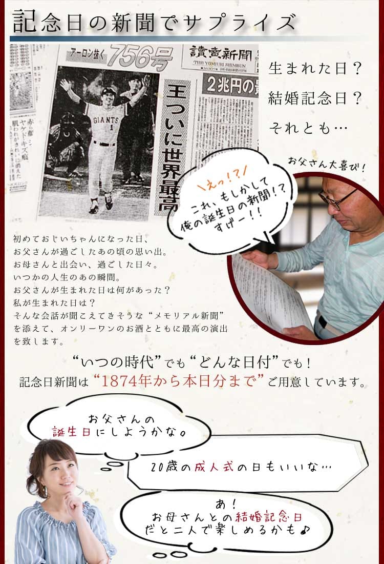 Giornale Surprise in Anniversary