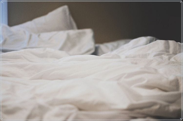 白い布団