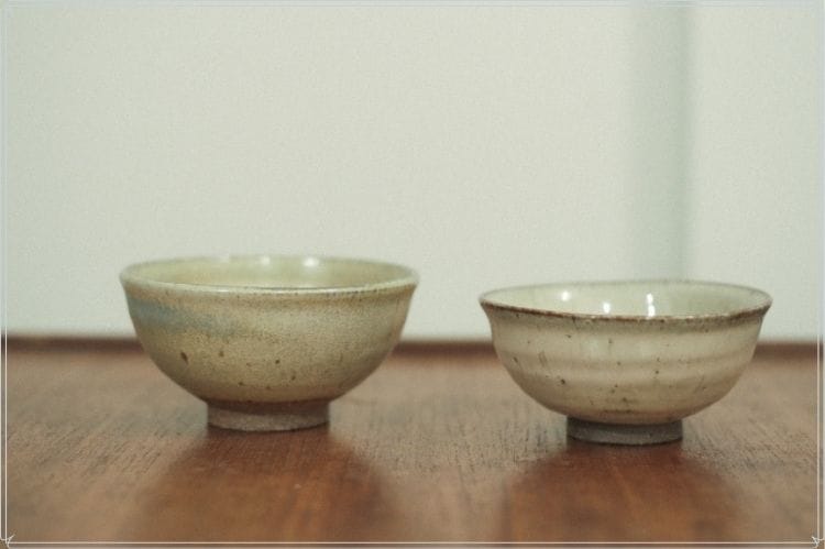 陶器のおちょこ2つ