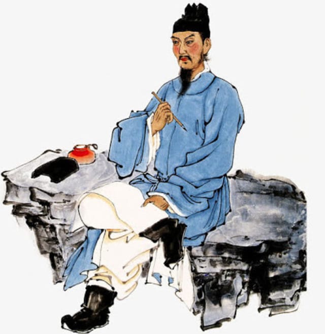 古希などの詩を作っている杜甫