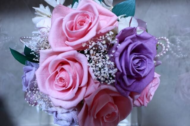 女性に人気のプリザーブドフラワー