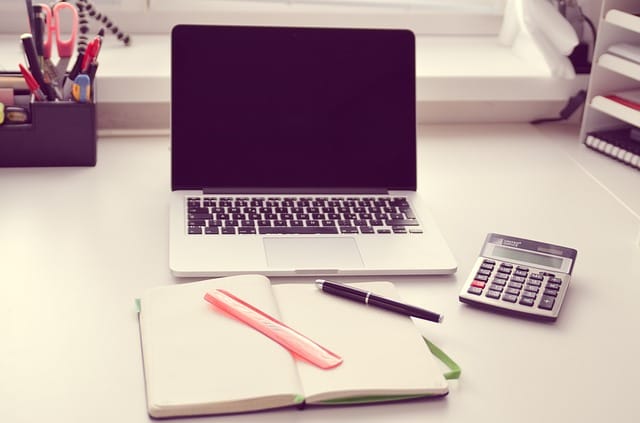 ノートとパソコン