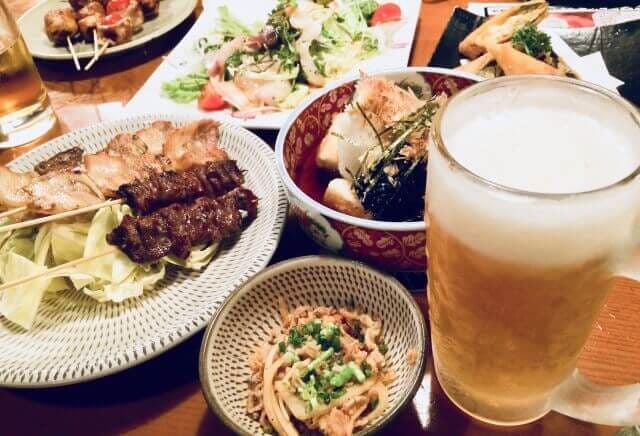 居酒屋のメニュー