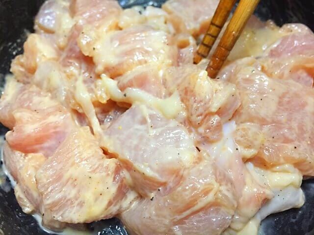 鶏肉 唐揚げ 下ごしらえ