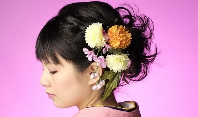 成人式のヘアセット