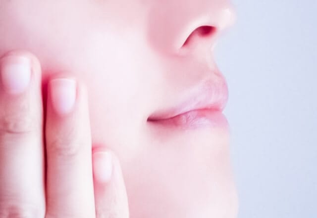 きれいな肌の女性