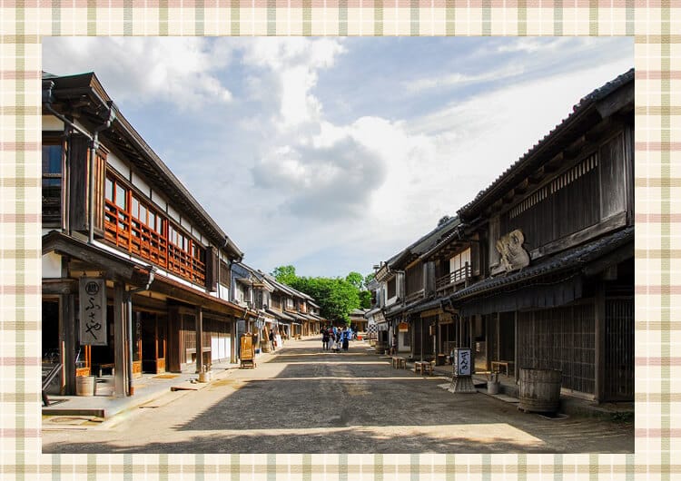 江戸時代の街並み