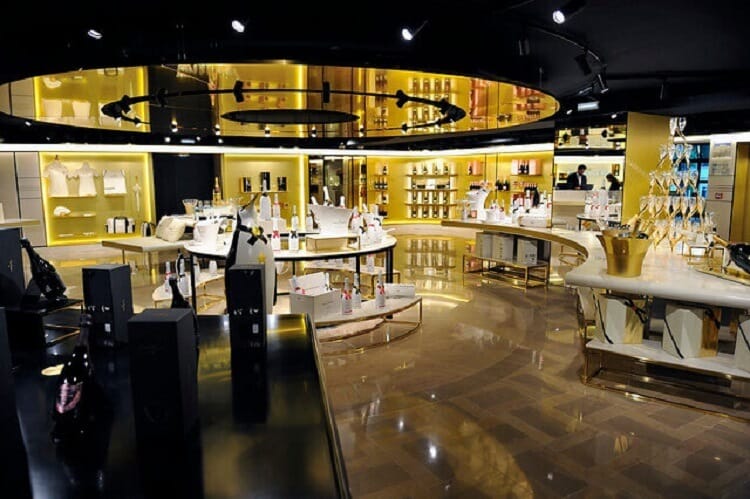 モエ・エ・シャンドン社のオフィシャルショップ