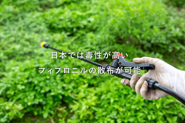 農薬を散布する