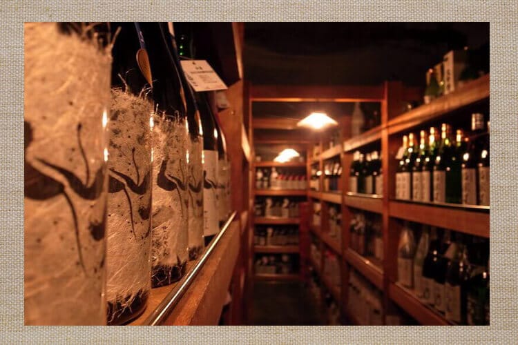 Sake storage