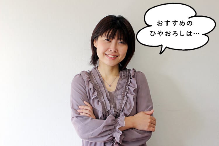 ひやおろしとは…と話す女性