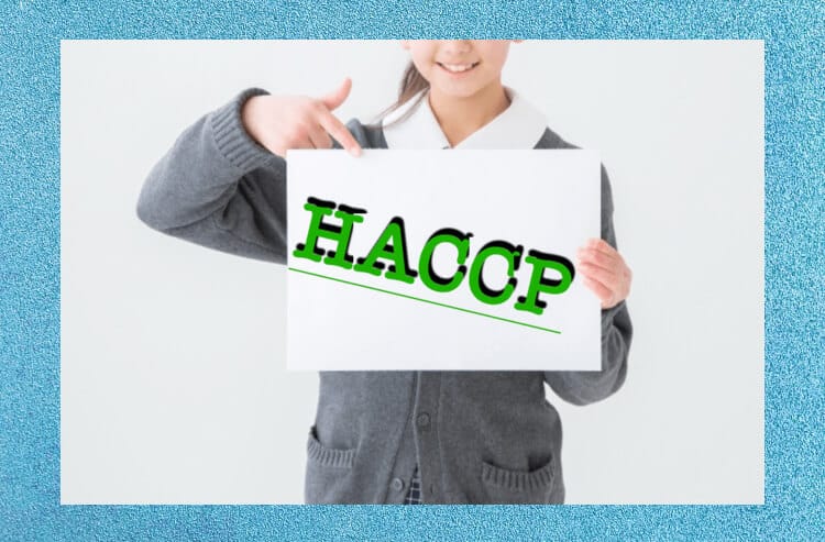 Woman explaining haccp